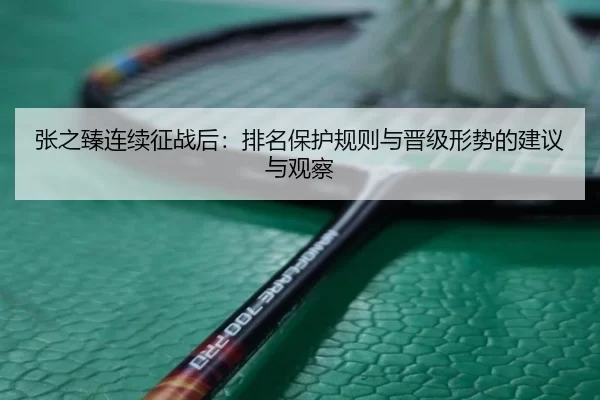 张之臻连续征战后：排名保护规则与晋级形势的建议与观察